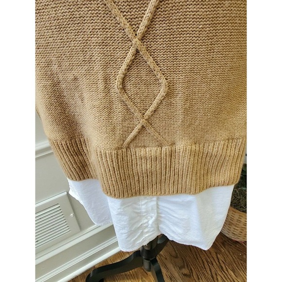 NewYork & Co. Women's Acrylic Round Neck Short Sleeve Knee Length Knit Dress M - Picture 4 of 11